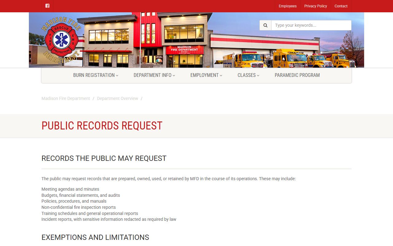 Madison Background Check