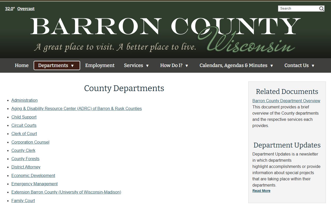 Barron County Background Check register of deeds records