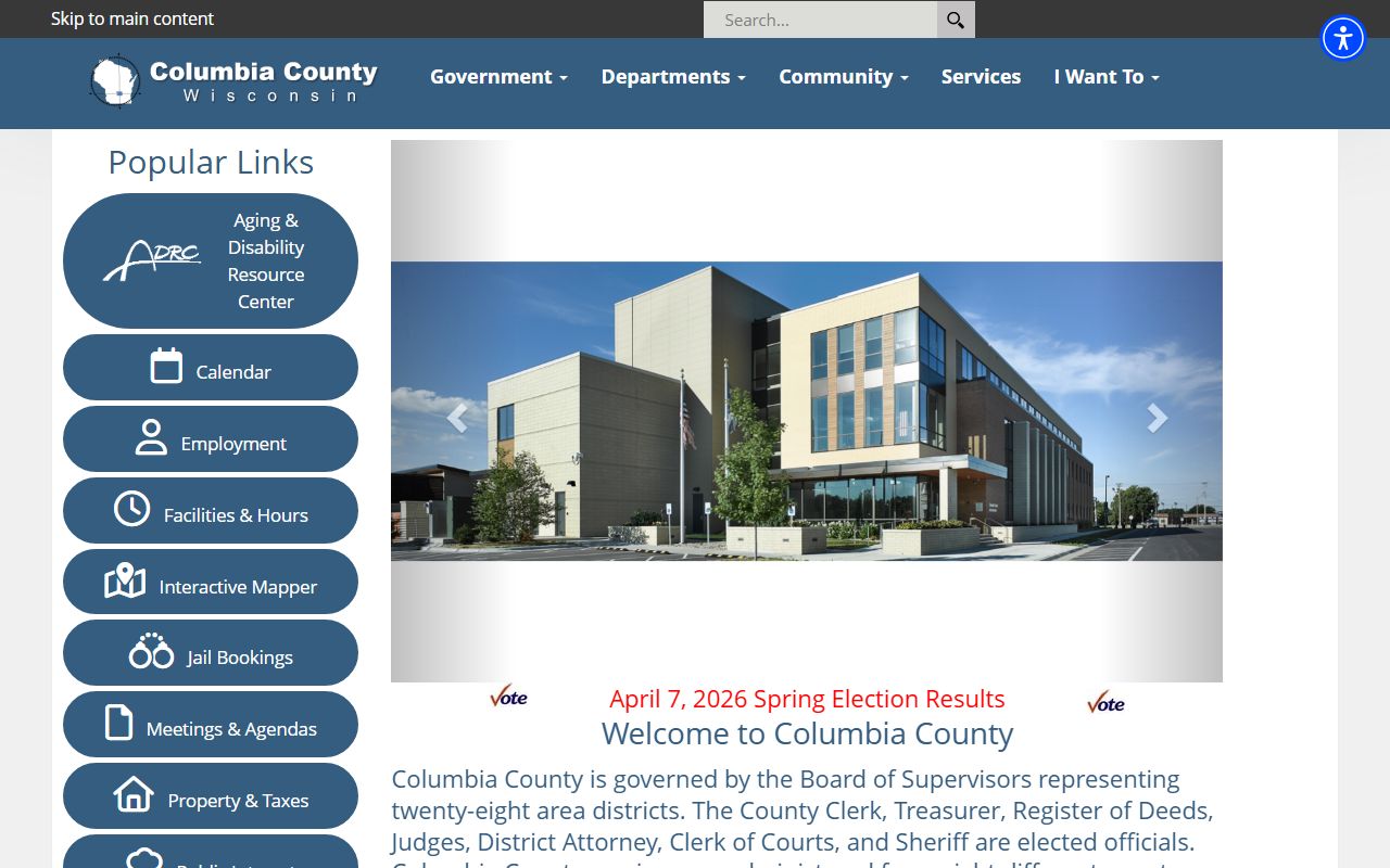 Columbia County Background Check at the Clerk of Courts