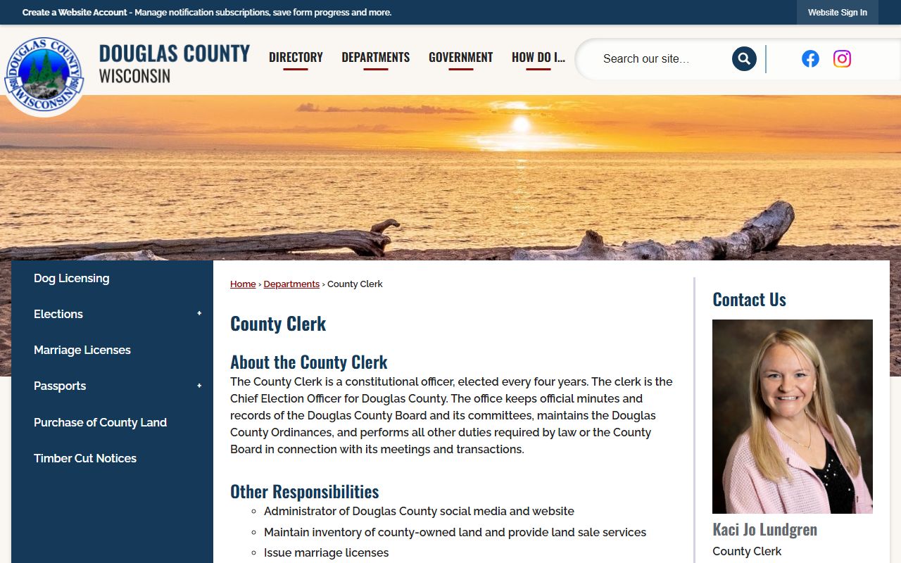 Douglas County Background Check at the County Clerk