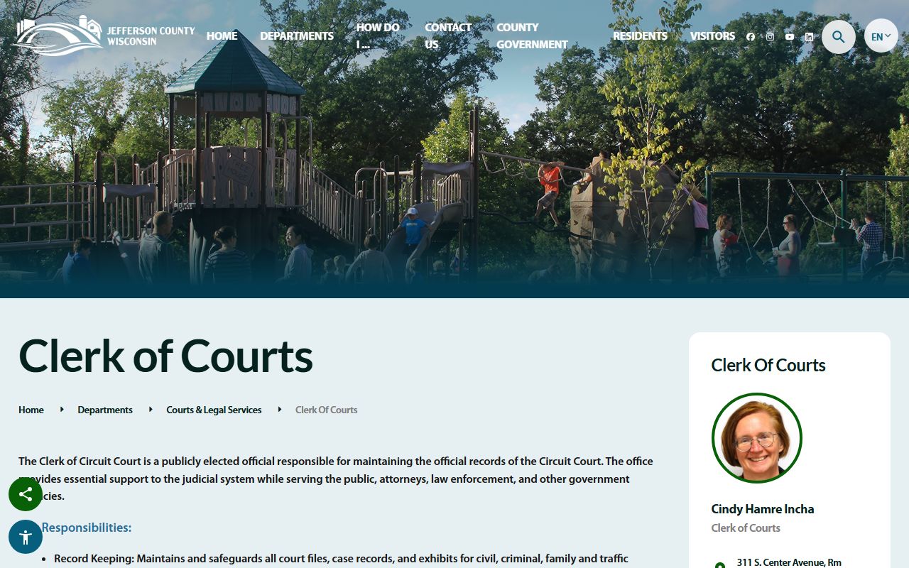 Jefferson County Background Check at the Clerk of Courts