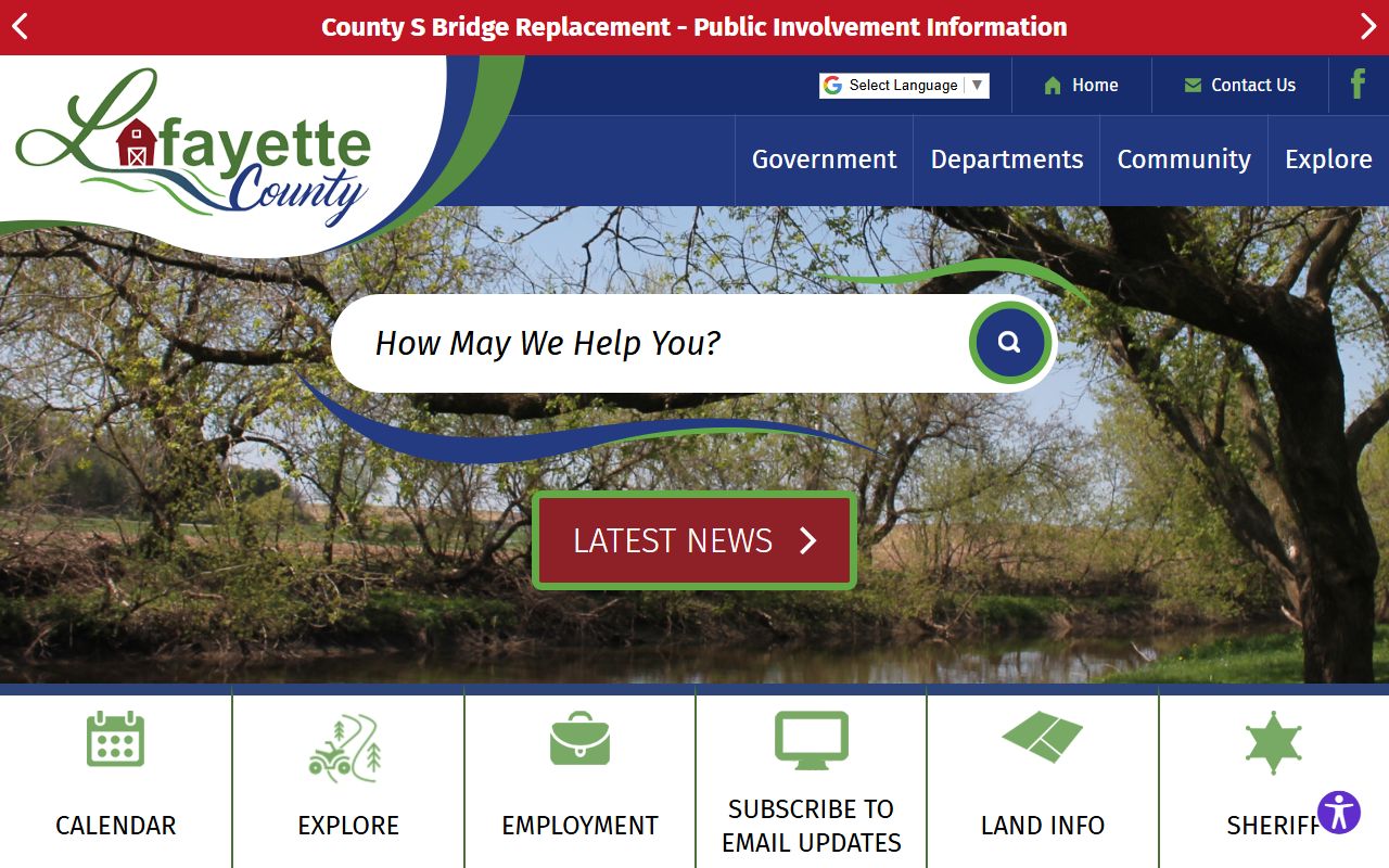 Lafayette County Background Check at the Official County Website