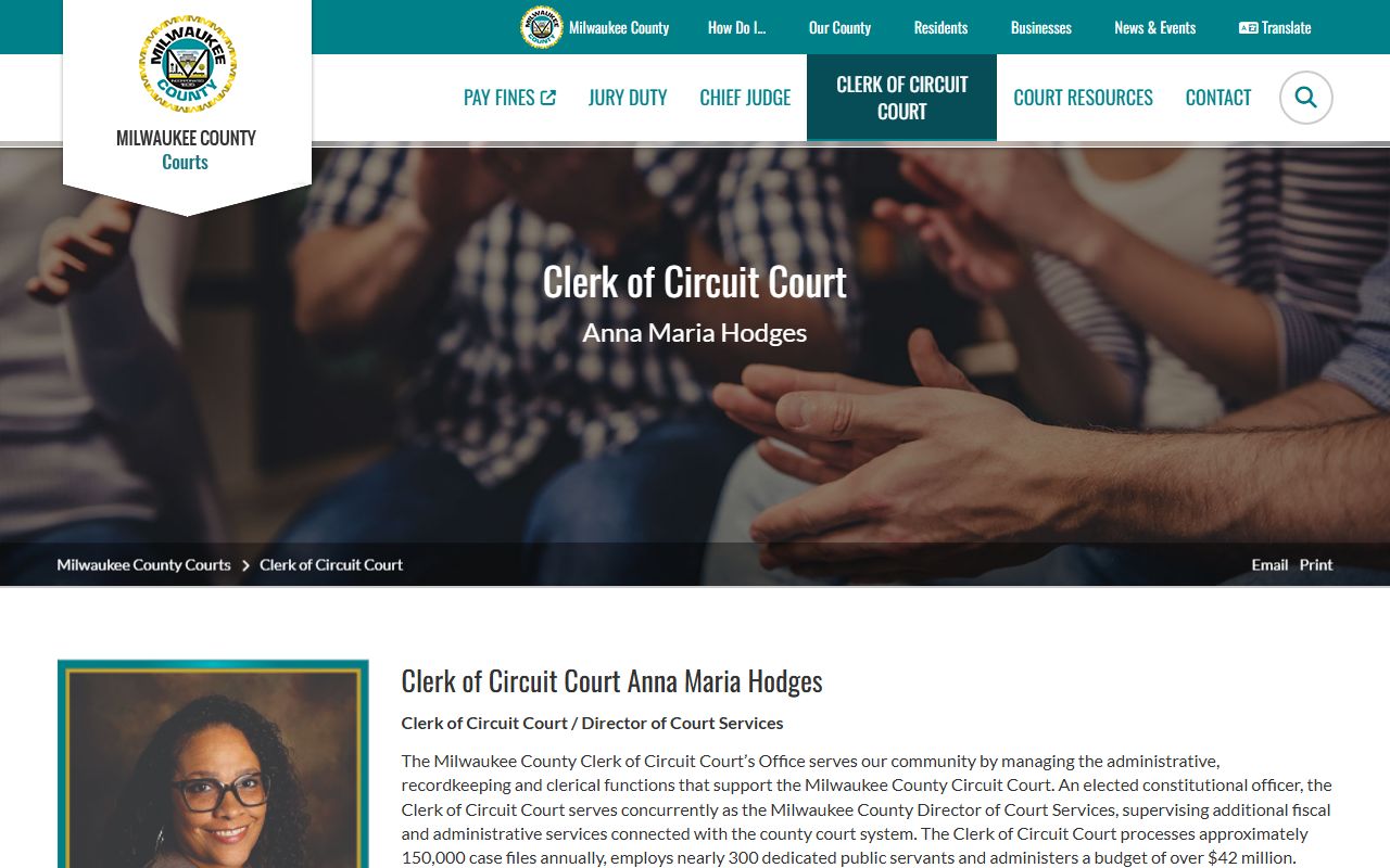 Milwaukee County Background Check at the Clerk of Circuit Court