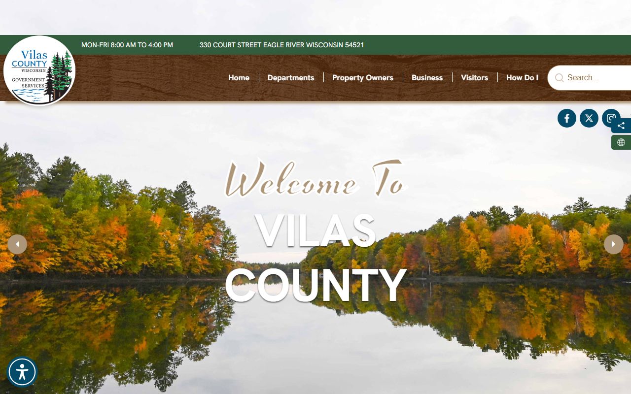 Vilas County Background Check at the Register of Deeds